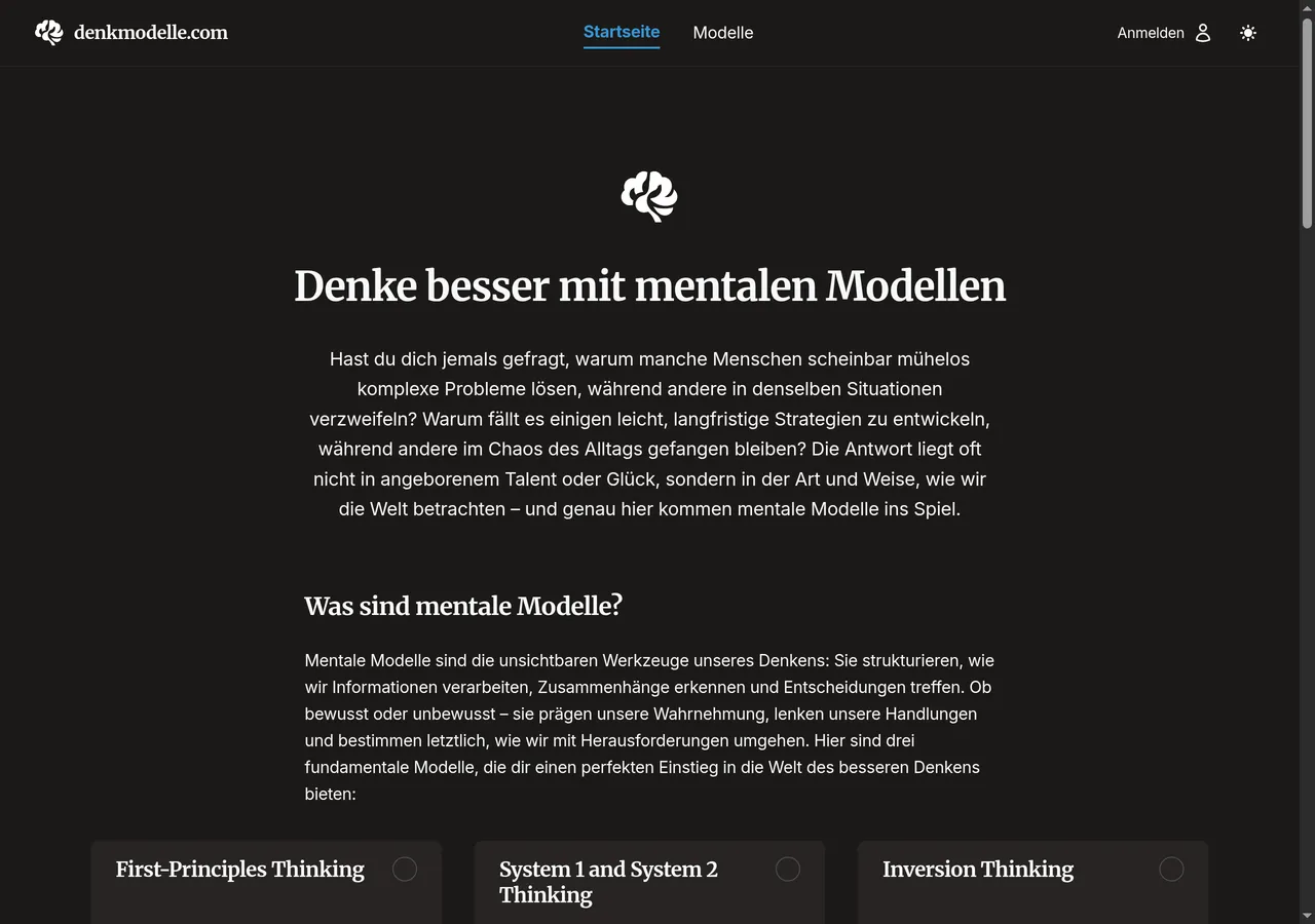 Denkmodelle Vorschau