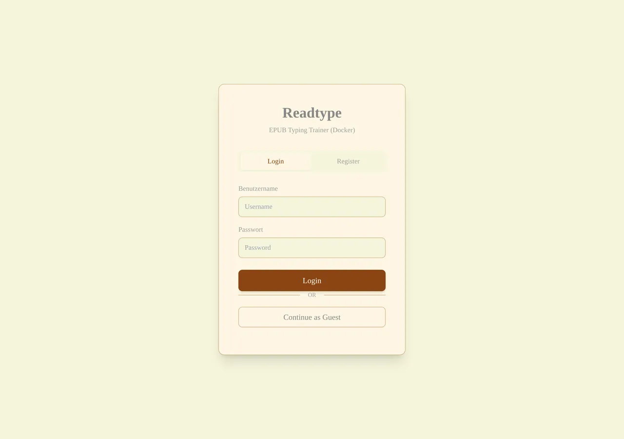 Readtype Vorschau